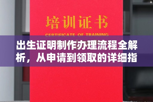 抚州出生证明制作办理流程全解析，从申请到领取的详细指南